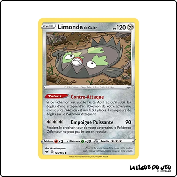 Peu commune - Pokemon - Voltage Éclatant - Limonde de Galar 125/185
