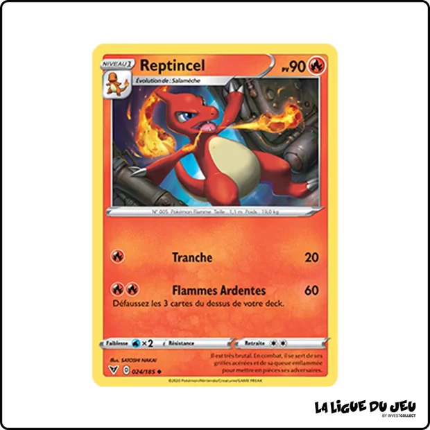 Peu commune - Pokemon - Voltage Éclatant - Reptincel 24/185