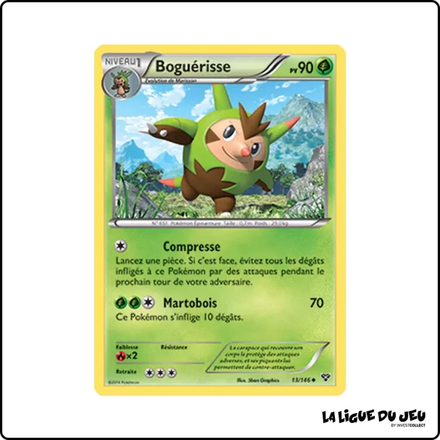 Peu commune - Pokemon - XY de Base - Boguérisse 13/146