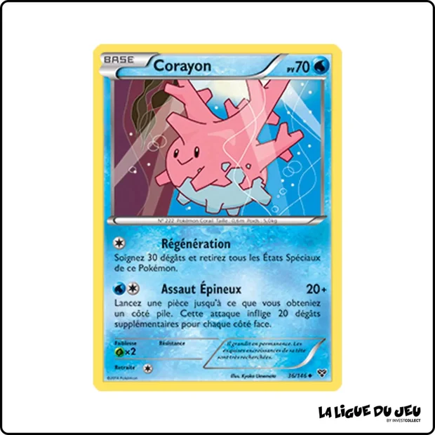 Peu commune - Pokemon - XY de Base - Corayon 36/146