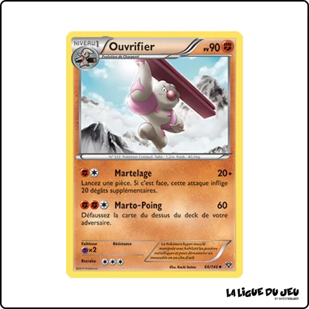 Peu commune - Pokemon - XY de Base - Ouvrifier 66/146