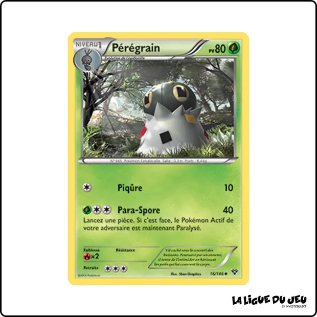 Peu commune - Pokemon - XY de Base - Pérégrain 16/146