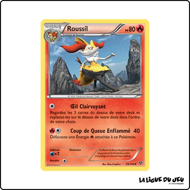 Peu commune - Pokemon - XY de Base - Roussil 25/146