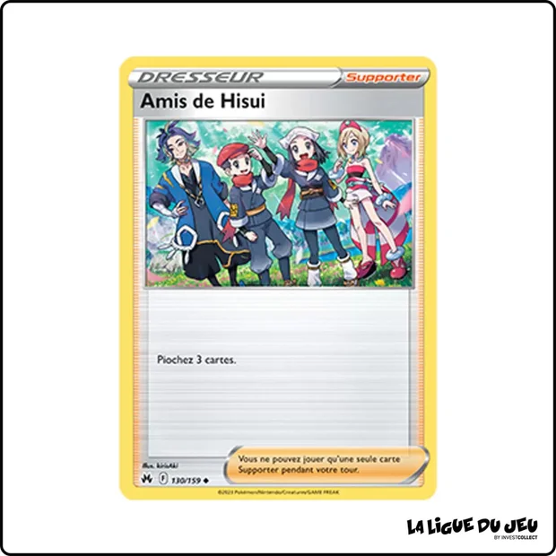 Peu commune - Pokemon - Zénith Suprême - Amis de Hisui 130/159