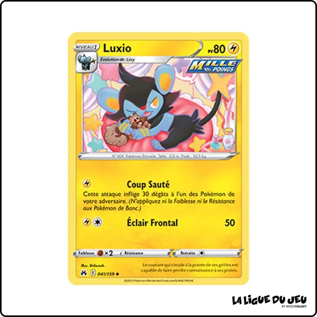 Peu commune - Pokemon - Zénith Suprême - Luxio 41/159