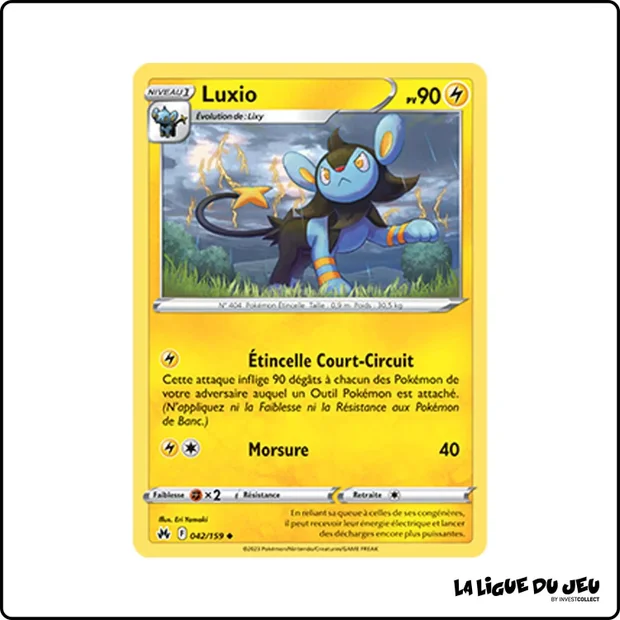 Peu commune - Pokemon - Zénith Suprême - Luxio 42/159