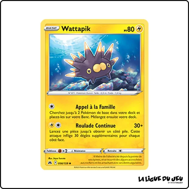 Peu commune - Pokemon - Zénith Suprême - Wattapik 56/159