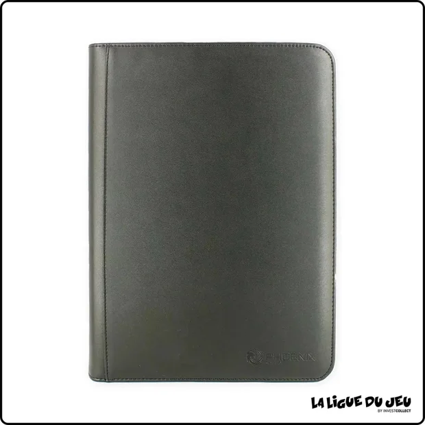 Portfolio - Phoenix Shield - Deluxe Zipper Album - 360 cases - Noir