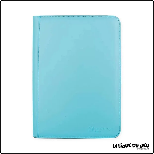 Portfolio - Phoenix Shield - Deluxe Zipper Album - 360 cases - Turquoise