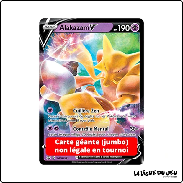 Promo Jumbo - Pokemon - Épée et Bouclier Promo - Alakazam V SWSH083