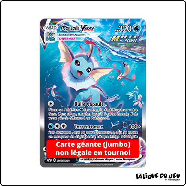 Promo Jumbo - Pokemon - Épée et Bouclier Promo - Aquali VMAX SWSH182