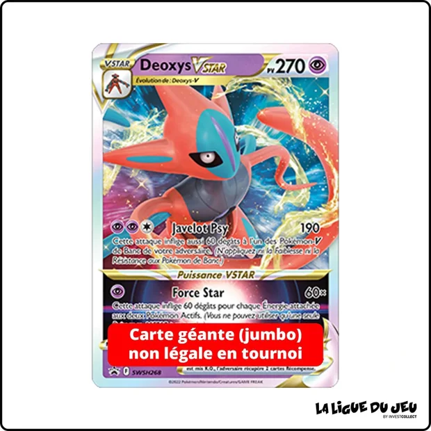 Promo Jumbo - Pokemon - Épée et Bouclier Promo - Deoxys VSTAR SWSH268
