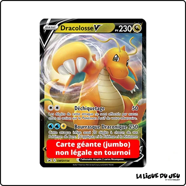 Promo Jumbo - Pokemon - Épée et Bouclier Promo - Dracolosse V SWSH154