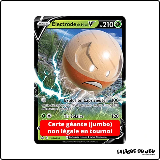 Promo Jumbo - Pokemon - Épée et Bouclier Promo - Électrode de Hisui V SWSH294