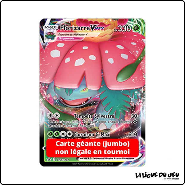 Promo Jumbo - Pokemon - Épée et Bouclier Promo - Florizarre VMAX SWSH102