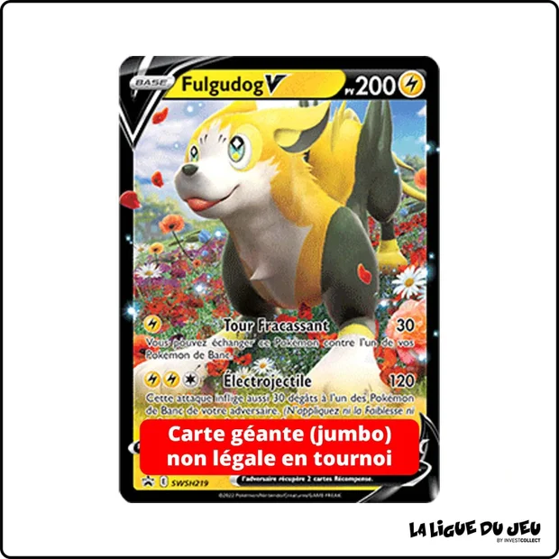 Promo Jumbo - Pokemon - Épée et Bouclier Promo - Fulgudog V SWSH219
