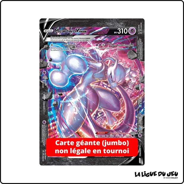 Promo Jumbo - Pokemon - Épée et Bouclier Promo - Mewtwo V-UNION SWSH
