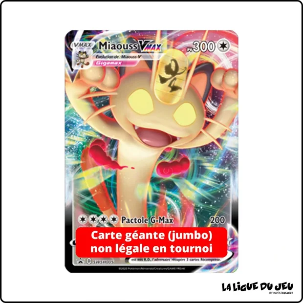 Promo Jumbo - Pokemon - Épée et Bouclier Promo - Miaouss VMAX SWSH005