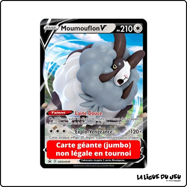 Promo Jumbo - Pokemon - Épée et Bouclier Promo - Moumouflon V SWSH049
