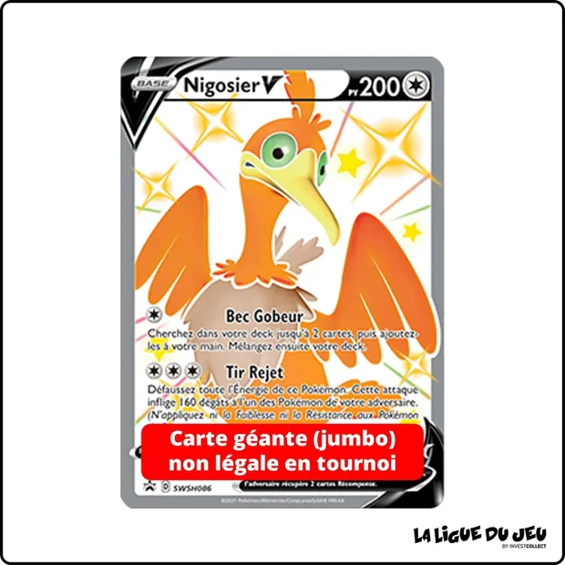 Promo Jumbo - Pokemon - Épée et Bouclier Promo - Nigosier V SWSH086