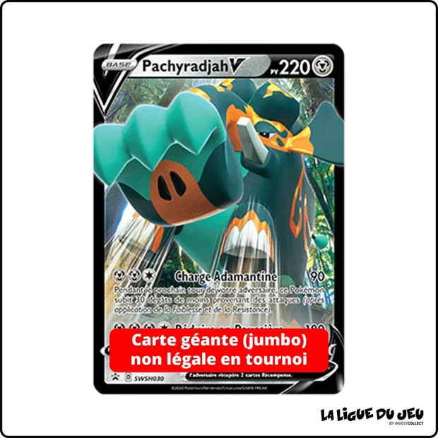 Promo Jumbo - Pokemon - Épée et Bouclier Promo - Pachyradjah V SWSH030