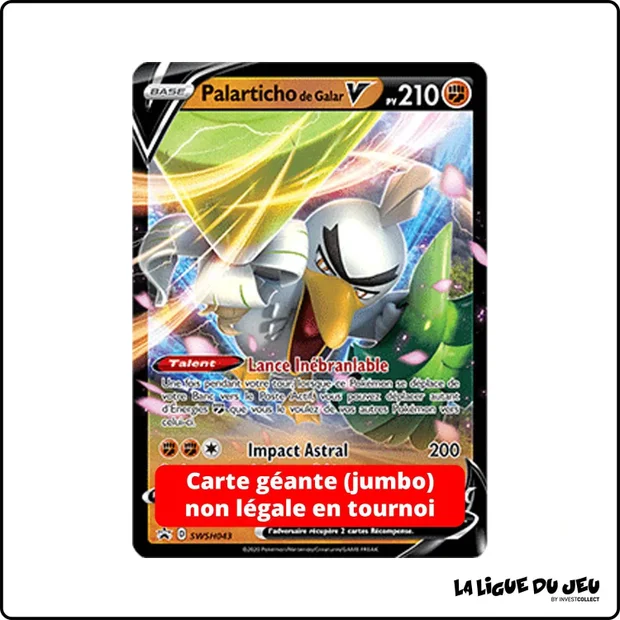 Promo Jumbo - Pokemon - Épée et Bouclier Promo - Palarticho de Galar V SWSH043