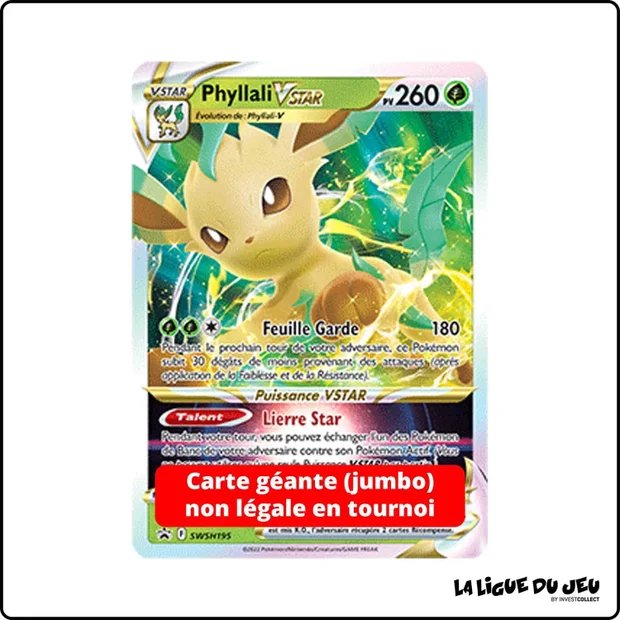 Promo Jumbo - Pokemon - Épée et Bouclier Promo - Phyllali VSTAR SWSH195