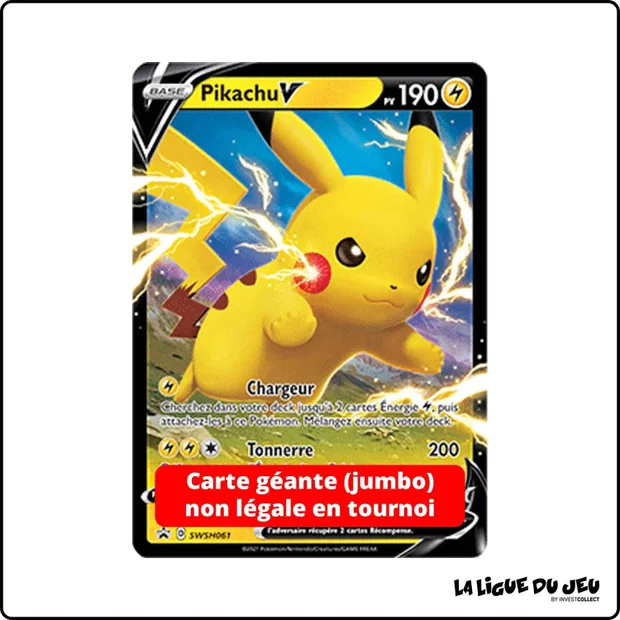 Promo Jumbo - Pokemon - Épée et Bouclier Promo - Pikachu V SWSH061