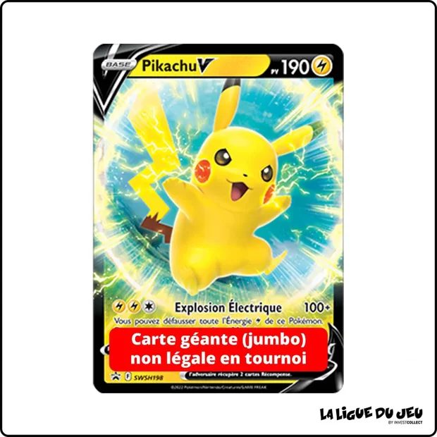 Promo Jumbo - Pokemon - Épée et Bouclier Promo - Pikachu V SWSH198