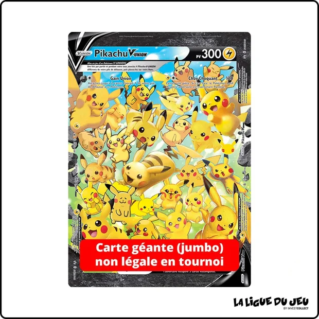 Promo Jumbo - Pokemon - Épée et Bouclier Promo - Pikachu V-UNION SWSH