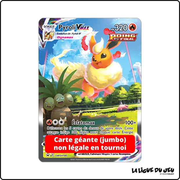 Promo Jumbo - Pokemon - Épée et Bouclier Promo - Pyroli VMAX SWSH180