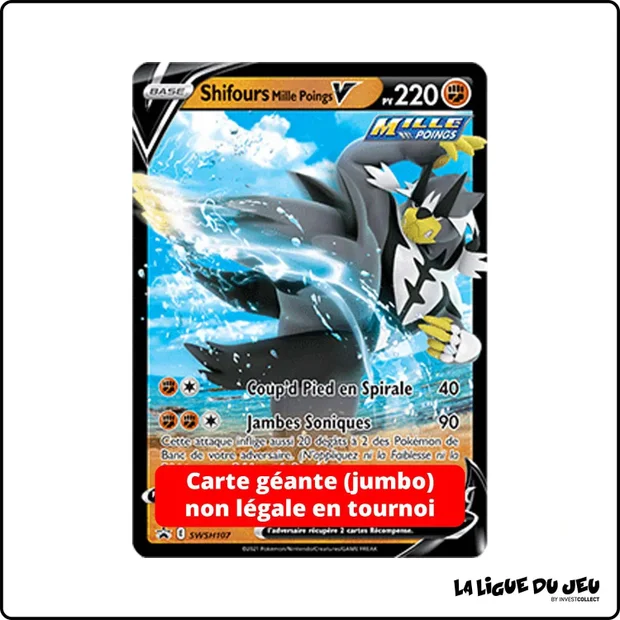 Promo Jumbo - Pokemon - Épée et Bouclier Promo - Shifours Mille Poings V SWSH107