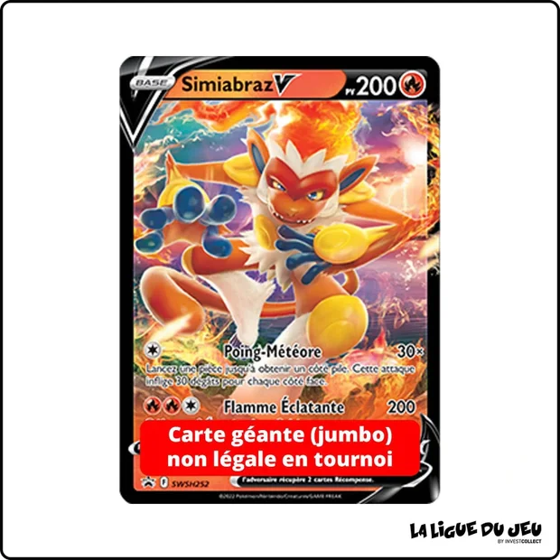 Promo Jumbo - Pokemon - Épée et Bouclier Promo - Simiabraz V SWSH252