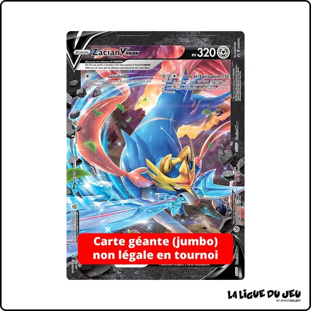 Promo Jumbo - Pokemon - Épée et Bouclier Promo - Zacian V-UNION SWSH