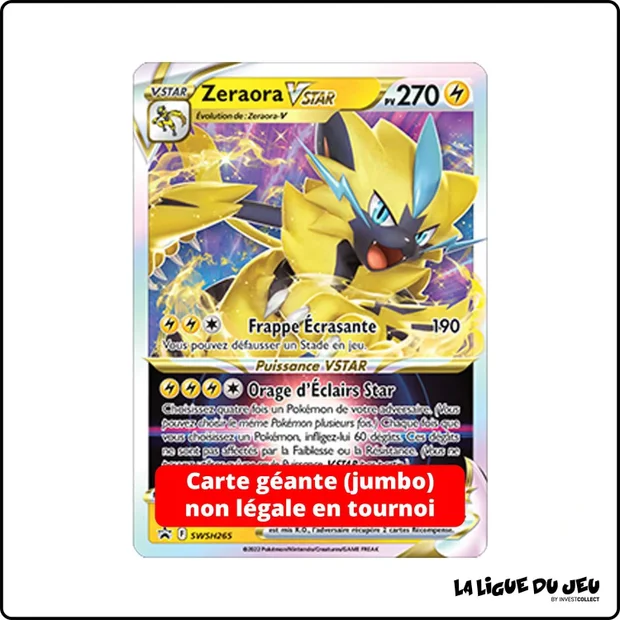 Promo Jumbo - Pokemon - Épée et Bouclier Promo - Zeraora VSTAR SWSH265