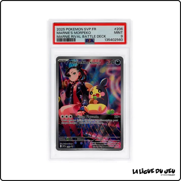 Promo - Pokémon - Black Star Promo - Morpeko de Rosemary - SVP206 - PSA 9 - Français