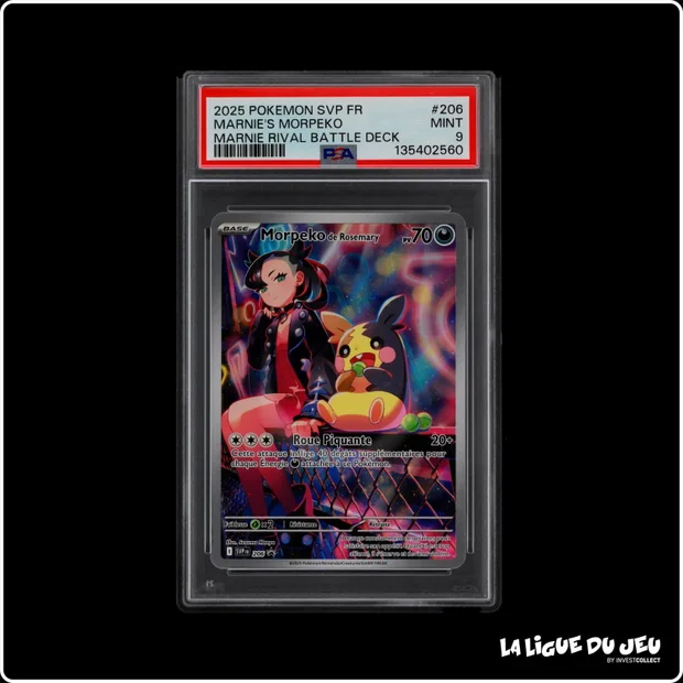 Promo - Pokémon - Black Star Promo - Morpeko de Rosemary - SVP206 - PSA 9 - Français