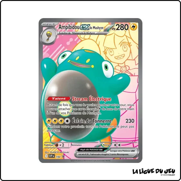 Promo - Pokemon - Écarlate et Violet Promo - Ampibidou ex de Mashynn SV194