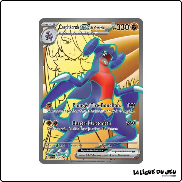 Promo - Pokemon - Écarlate et Violet Promo - Carchacrok ex de Cynthia SV204