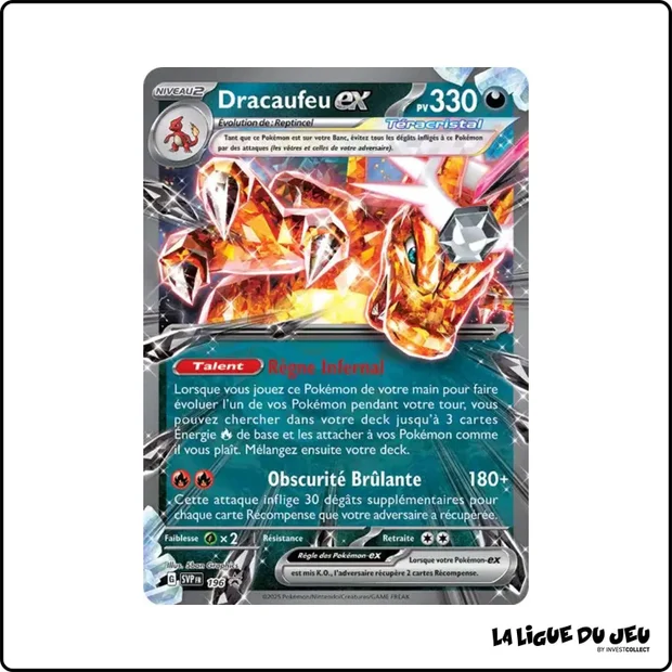 Promo - Pokemon - Écarlate et Violet Promo - Dracaufeu ex SV196