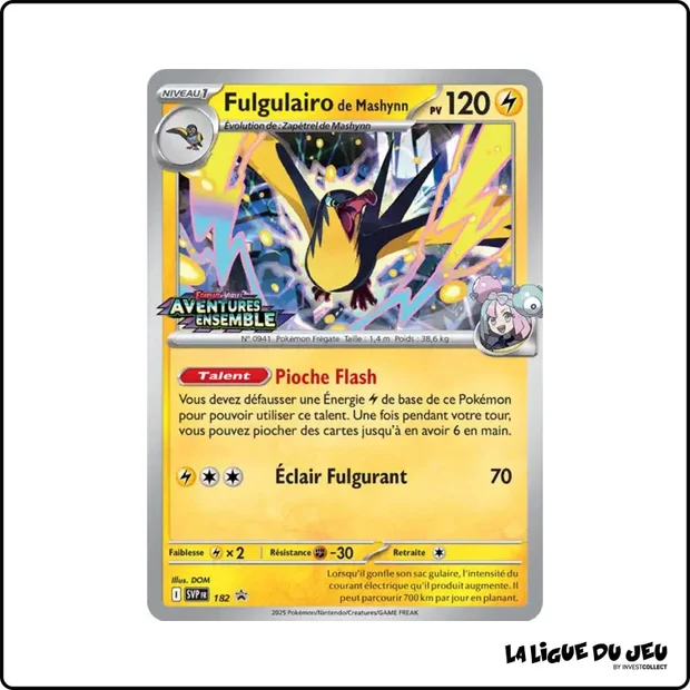 Promo - Pokemon - Écarlate et Violet Promo - Fulgulairo de Mashynn SV182