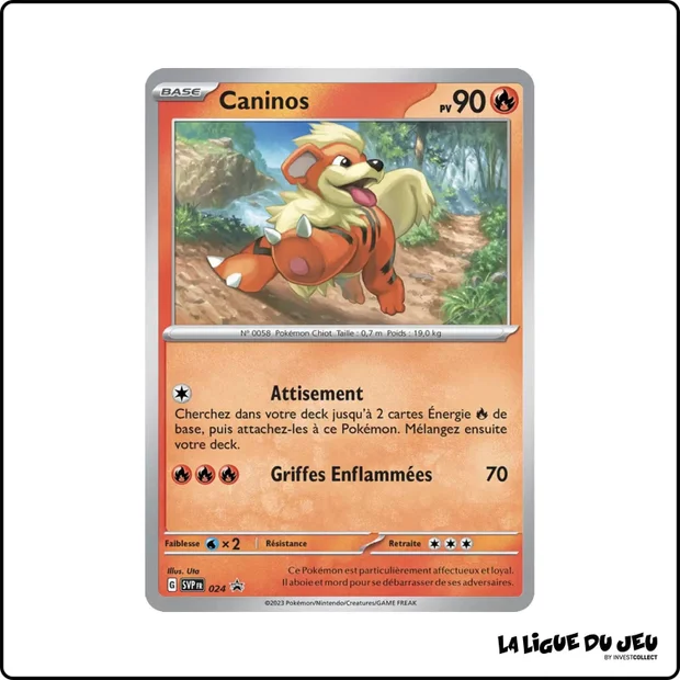 Promo - Pokemon - Écarlate et Violet Promo - Growlithe SV024