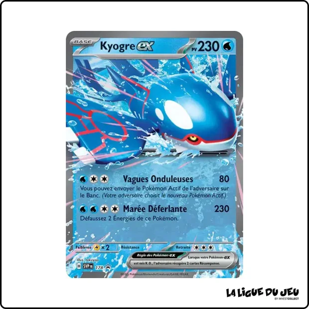 Promo - Pokemon - Écarlate et Violet Promo - Kyogre ex SV178