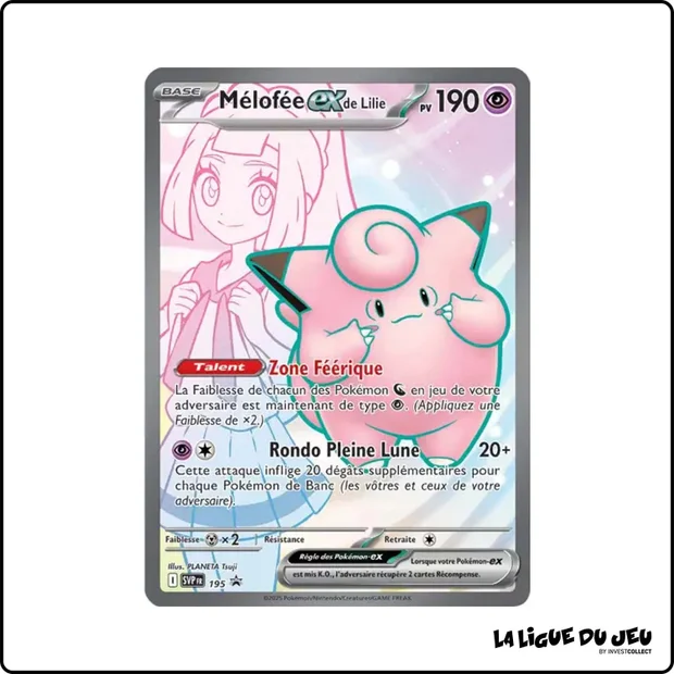 Promo - Pokemon - Écarlate et Violet Promo - Mélofée ex de Lilie SV195