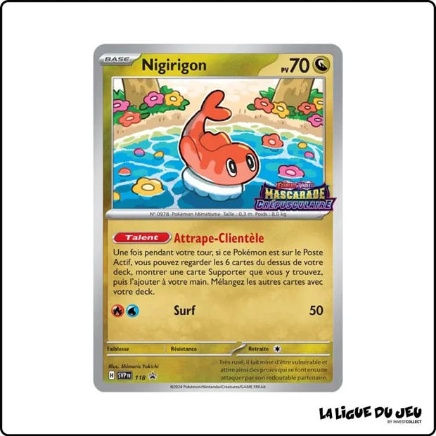 Promo - Pokemon - Écarlate et Violet Promo - Nigirigon SV118