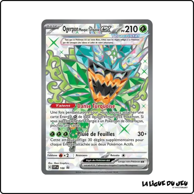 Promo - Pokemon - Écarlate et Violet Promo - Ogerpon Masque Turquoise ex SV166