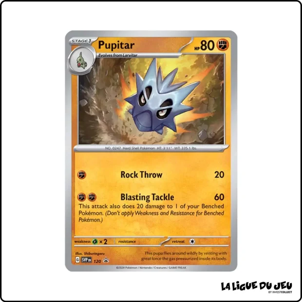 Promo - Pokemon - Écarlate et Violet Promo - Pupitar SV120