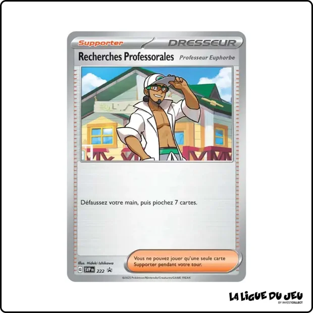 Promo - Pokemon - Écarlate et Violet Promo - Recherches Professorales (Euphorbe) SV222