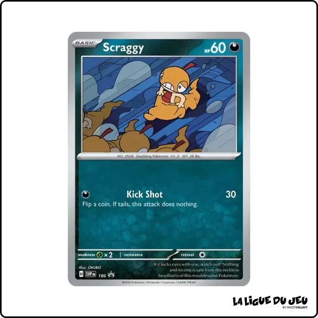 Promo - Pokemon - Écarlate et Violet Promo - Scraggy SV186