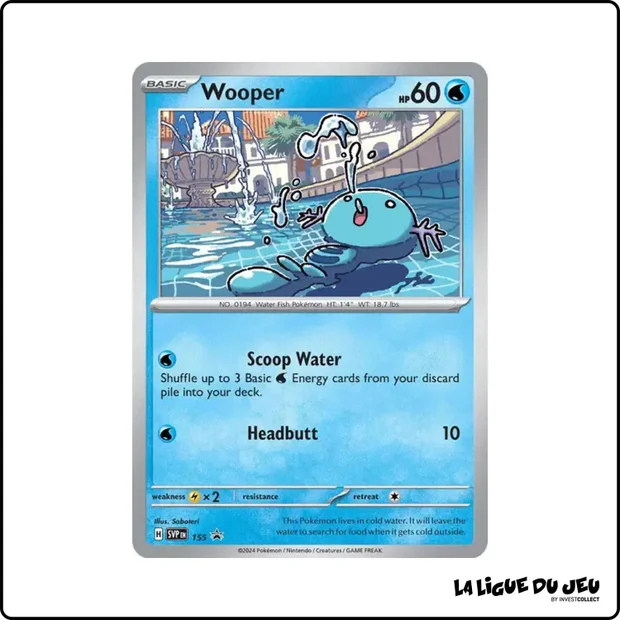 Promo - Pokemon - Écarlate et Violet Promo - Wooper SV155